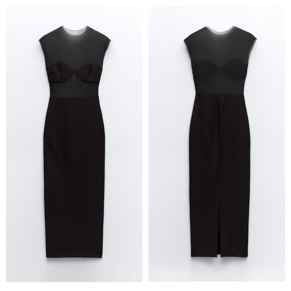 Zara Tulle Dress * Black - Picture 12 of 13